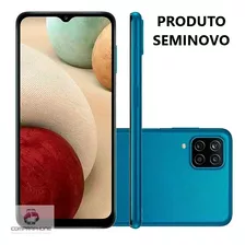 Galaxy A12 64gb Azul - Bom - Usado