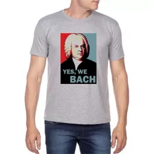Camiseta Johan Sebastian Bach - Cinza Musica Classica Rf1