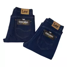  Kit 2 Calça Lee Chicago Jeans 100% Algodao Regular Original