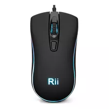 Mouse Rii Rm105 Con Cable/negro