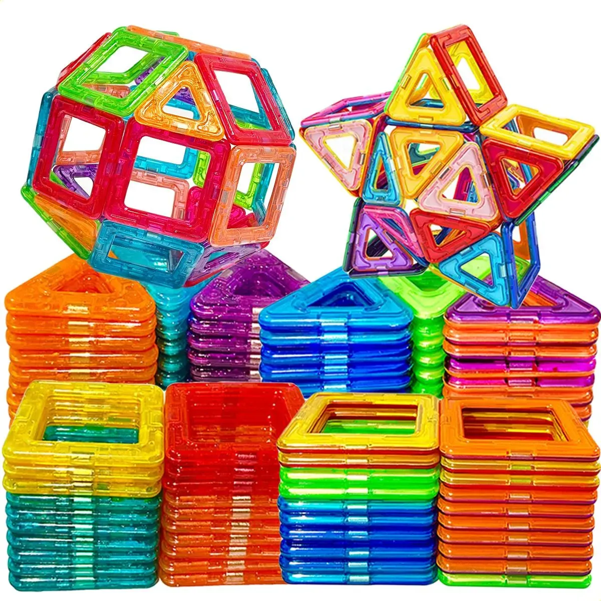 Bloques Magnéticos Construcción Stem 50 Piezas 60 Magnetic Puzzle Toys For Children