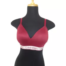 Brasier Tipo Top Calvin Klein Con Relleno - Purpura