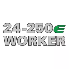 Adesivo Emblema Resinado Caminhão Volks 24-250e Worker