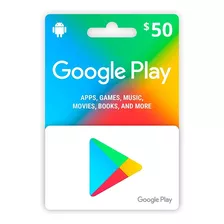 Google Play Gift Card R$ 50 Reais