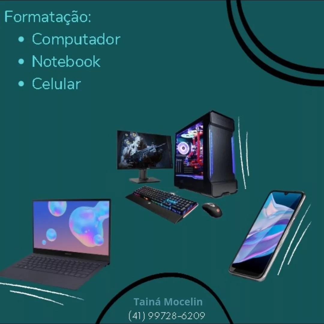Formato Computador, Notebook E Celulares.