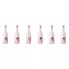 Botella De Vino Rosado Latitud 33 Malbec Rose 750ml X6u