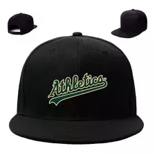 Gorra Plana Oakland Athletics Logo Nombre Beisbol Phn