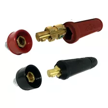 2xconector Engaterapido Cabosolda Macho+fêmeapainel 9mm Vmpr