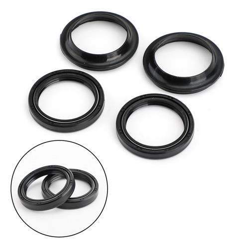 4 Tenedor Sello Kit De Retenes 43mm Para Suzuki Honda Foto 8