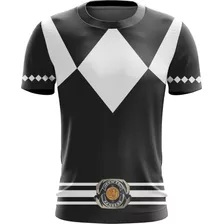 Camiseta Camisa Traje Power Rangers Tecido Dryfit 3d 04