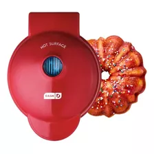 Mini Máquina De Bolo Vermelha Dash Bundt Maker 110v Eua