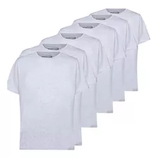 Kit 6 Camisetas Masculinas Lisa Basica 100% Algodão Premium