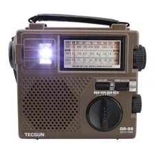 Radio Tecsun Gr-88 Con Dínamo Y Luz Led