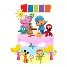 Arquivo De Corte Topo De Bolo Turma Do Pocoyo