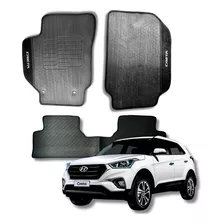 Tapete Personalizado Hyundai Creta 17/21 Bordado 3 Peças