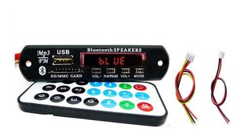 Modulo Bluetooth Usb Mp3 Sd Aux Y Control Remoto 12vdc Sgk