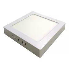 Plafón Led De Techo 18w Aplicar Cuadrado Luz Fría Etheos