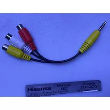 Cable Audio Stereo Video 3.5 Mm Miniplug Tv Hisense 32a42gsv