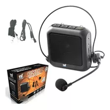 Microfone Kit Professor Supervoz Bc Tsi-bc270 Bluetooth Tsi Cor Preto