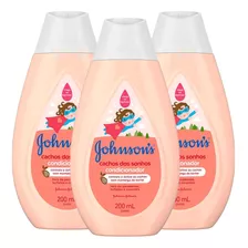 Kit 3 Condicionadores Cabelos Cacheados Johnsons Baby 200ml