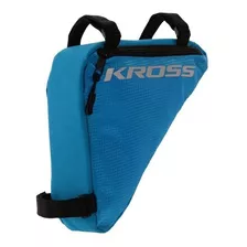 Bolso Triangulo Bicicleta Para Cuadro Kross Azul