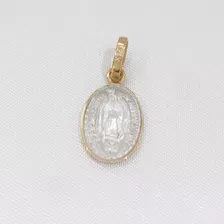 Medalla Ovalada Madre Perla 14k