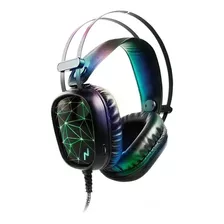 Auriculares Gamer Noga St-hydra Negro Con Luz Led