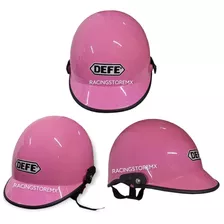 Casco Tipo Cachucha Policia Chopper Rosa Unitalla Dot