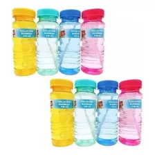 Pack 8 Botellas De Solución Liquido Para Burbujas 