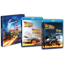 Box Blu-ray De Volta Para Futuro A Trilogia Coleção 4 Discos