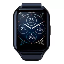 Reloj Motorola Smartwatch Moto Watch 70 Black Bluetooth Color De La Caja Negro