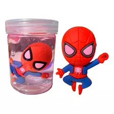 Pote Slime X1 Avengers Masa Elástica Spiderman Hombre Araña
