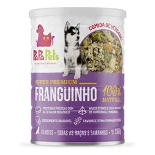 Papapets Para Cães Filhotes Sabor Franguinho Lata 280g