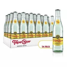 Caja Con 24 Agua Mineral Topo Chico 355ml De Vidrio 