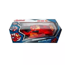 Auto A Control Remoto Avengers Iron Man Rojo Metalizado M4e 