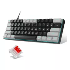 Magegee 60% Star61 Teclado Mecánico Gamer Switch Red
