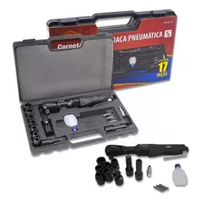 Kit Catraca Pneumática 1/2 Profissional - Corneta (17 Pçs)