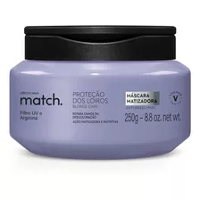 Máscara Matizadora Match Proteção Dos Loiros 250g