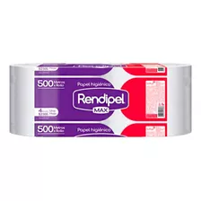 Papel Higienico Rendipel Max 4 Rollos * 500 Metros