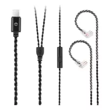 Cable De Repuesto Trn Usb C Pin Tipo C Para Audifonos Kz/trn