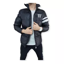 Campera Inflable Hombre Mockba By Farenheite Tain Negra
