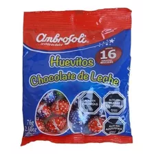 Bolsa X 16 Huevitos De Macizos Chocolate Ambrosoli 76 Gr