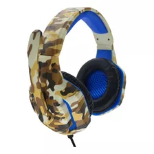 Headset Gamer Camuflado Com Led Barato Para Jogos Computador