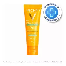 Vichy Ideal Soleil Protetor Solar Facial Purify Fps 70 40 G