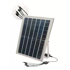 Cargador Panel Solar Para Celular C/cable 5 Puntas 6v20w 