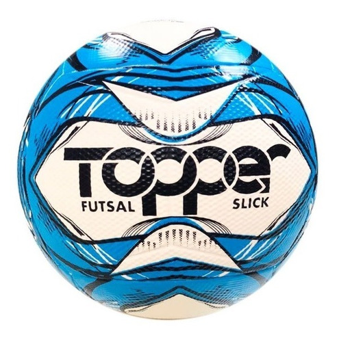Bola Topper Slick Ii Futsal Azul E Preta