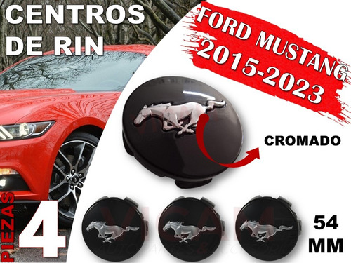 Kit De Centros De Rin Mustang 2015-2023 54 Mm Fr3c-1a096-ac Foto 2