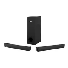 Barra De Sonido Ghia Subwoofer Hdmi Usb Auxiliar Audio 2.1 Color Negro