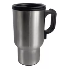 Vaso Jarro Termico Acero Inoxidable 12v Cargador Auto Doble Capa Tapa Mango Plastico Ideal Regalo Oferta Bz3