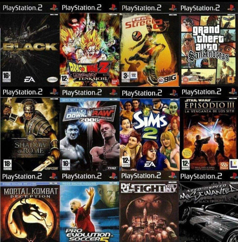 5 Juegos Playstation 2 Por Pedido 
